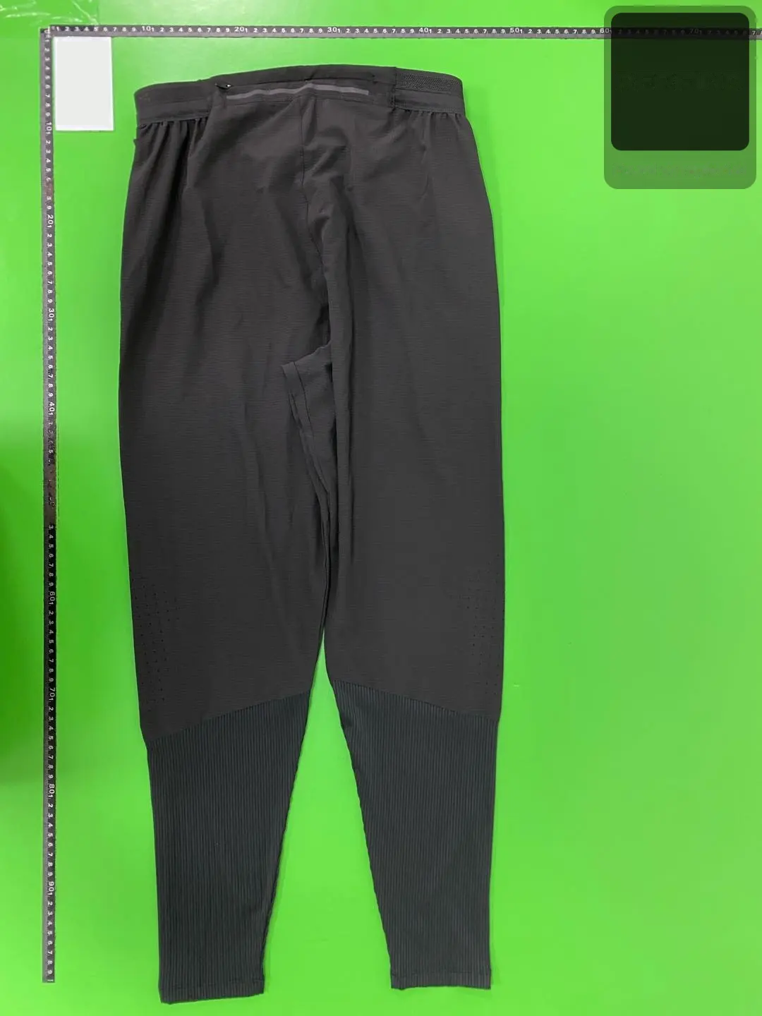 Tapered Training Pants with Ribbed Cuffs -3