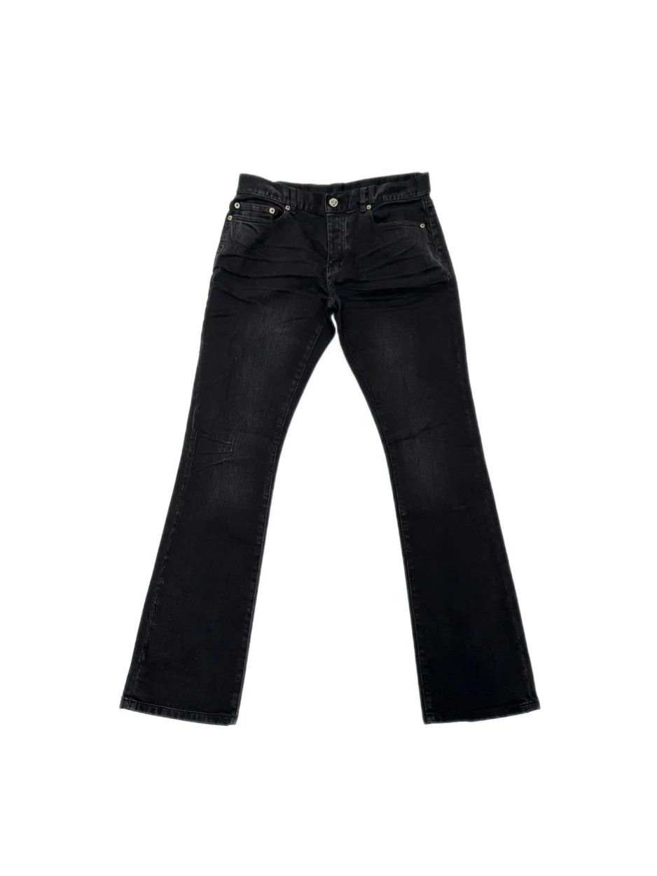 Washed Slim Flared Jeans - D17