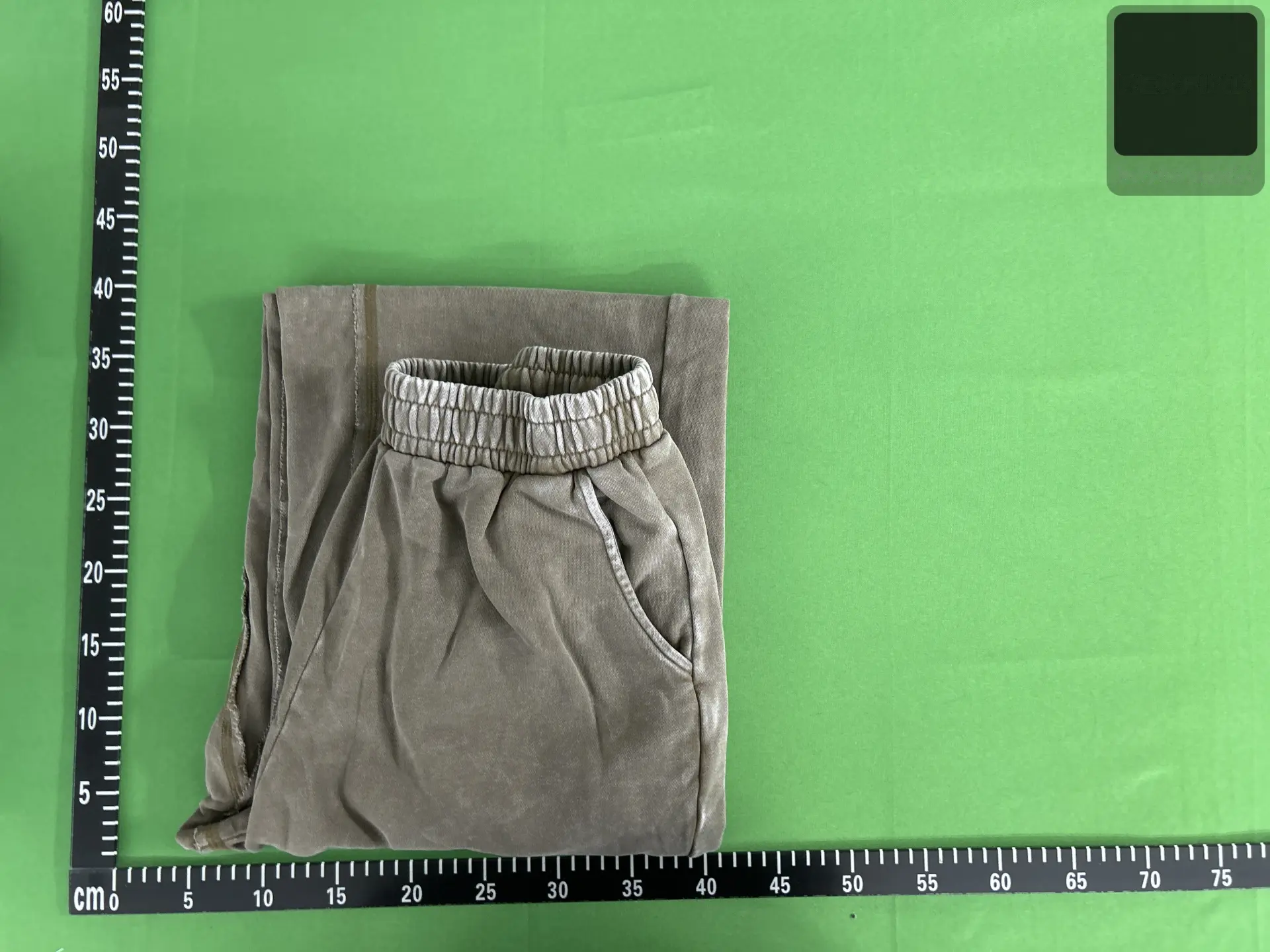 Washed Wide-Leg Drawstring Pants -4
