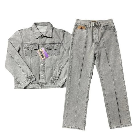 Embroidered Denim Shorts - 31A8-5C -2