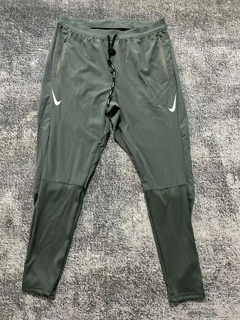Tapered Training Pants with Ribbed Cuffs -7