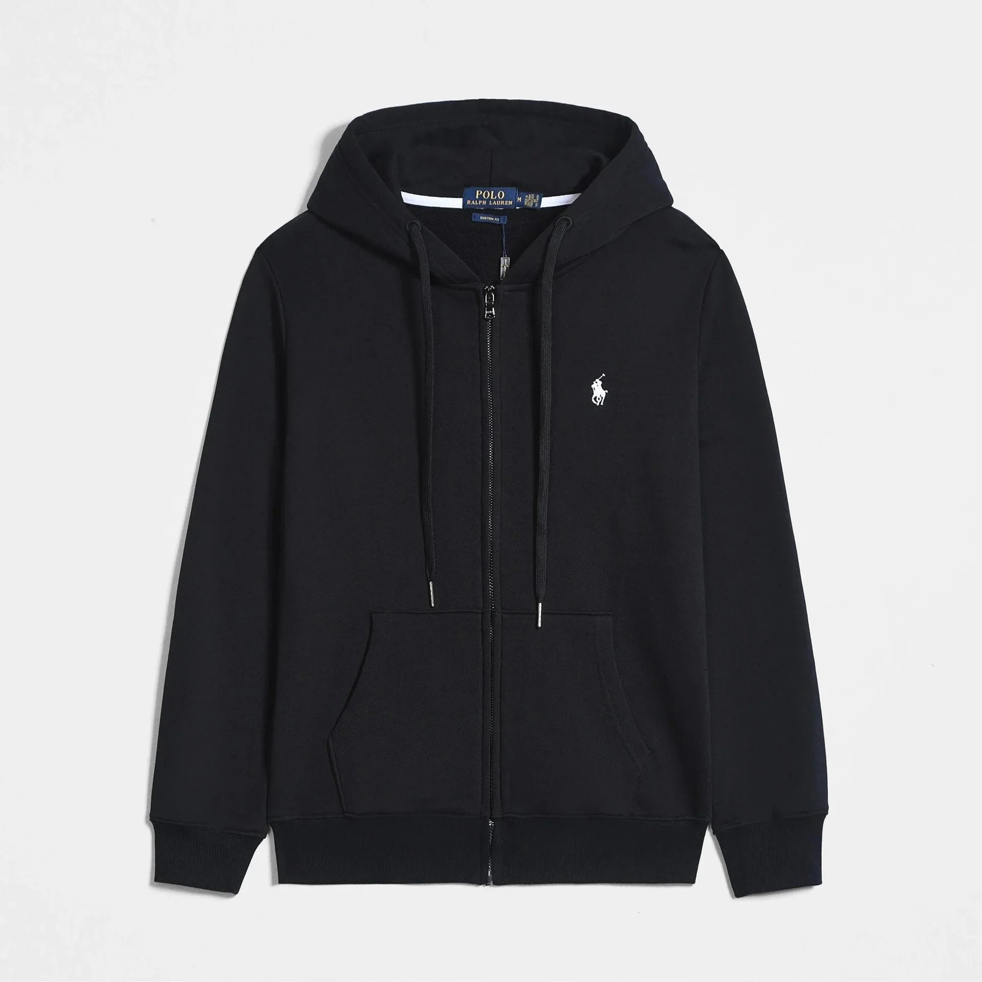 Embroidered Full-Zip Hoodie