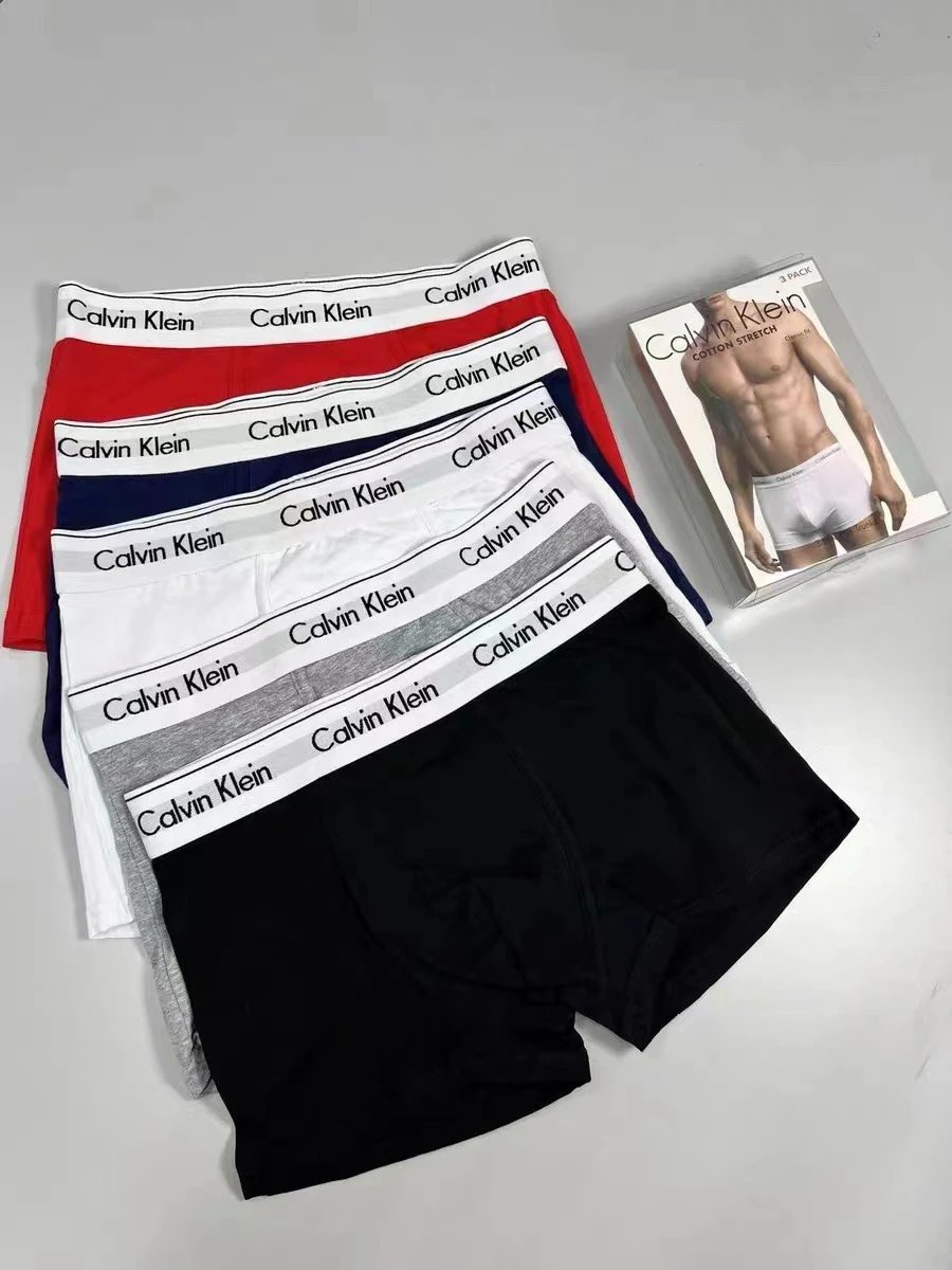 Elastic-Waist Boxer Briefs Col