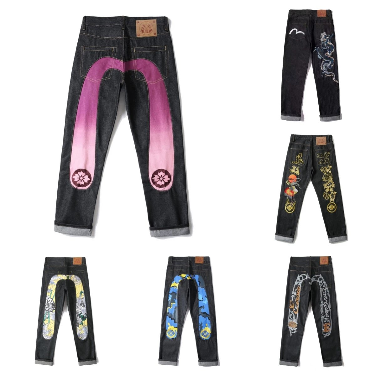 Graphic Denim Jeans Collection