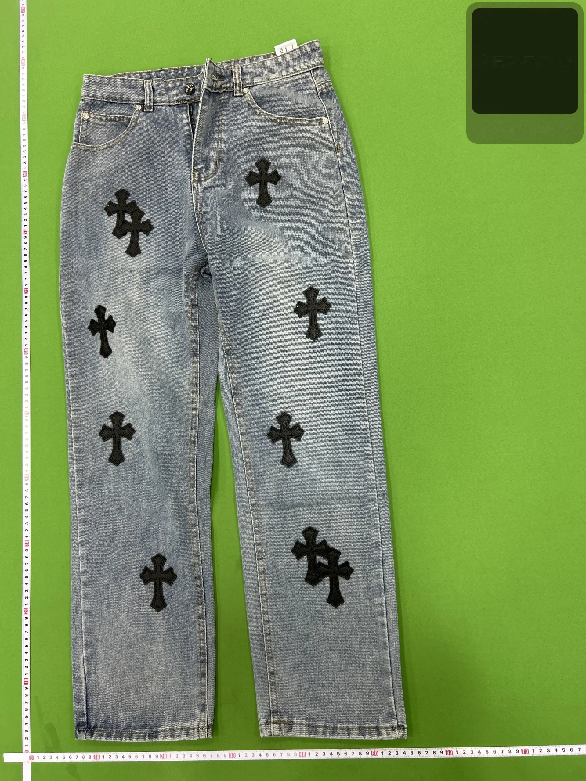 Cross-Detail Jeans Collection -2