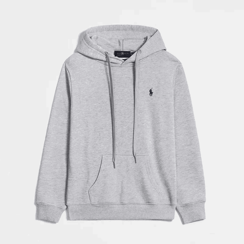 Embroidered Pullover Hoodie - 