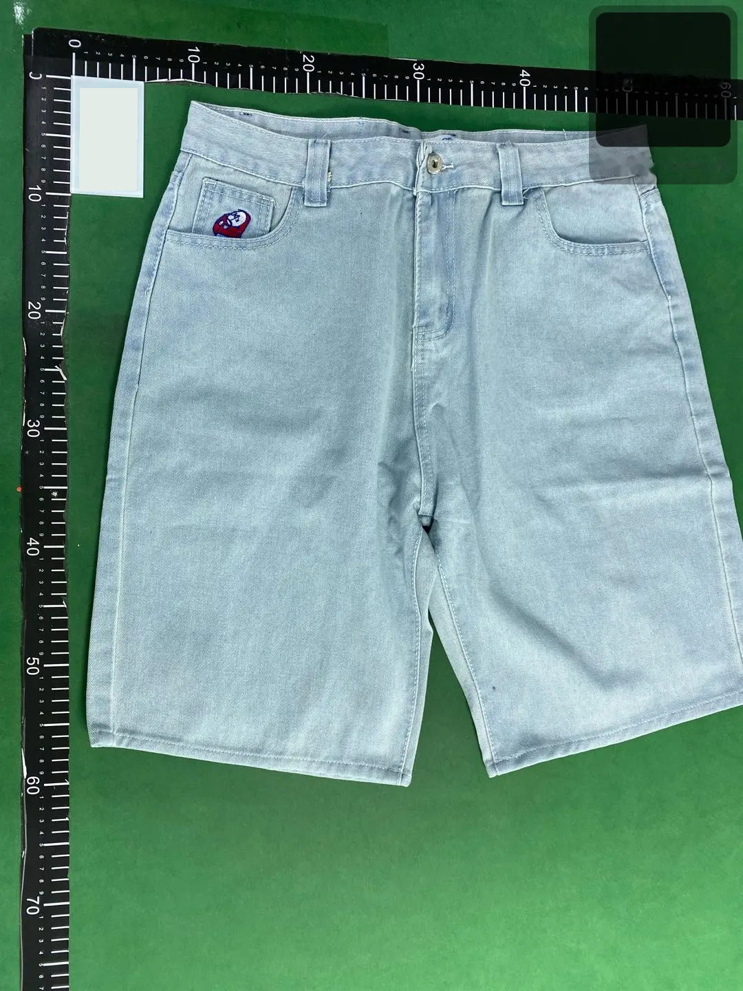 Embroidered Wide-Leg Jeans -4