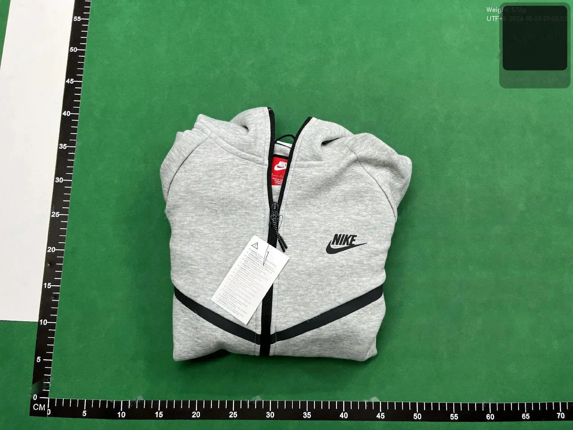 Gray Full-Zip Hoodie Set -6
