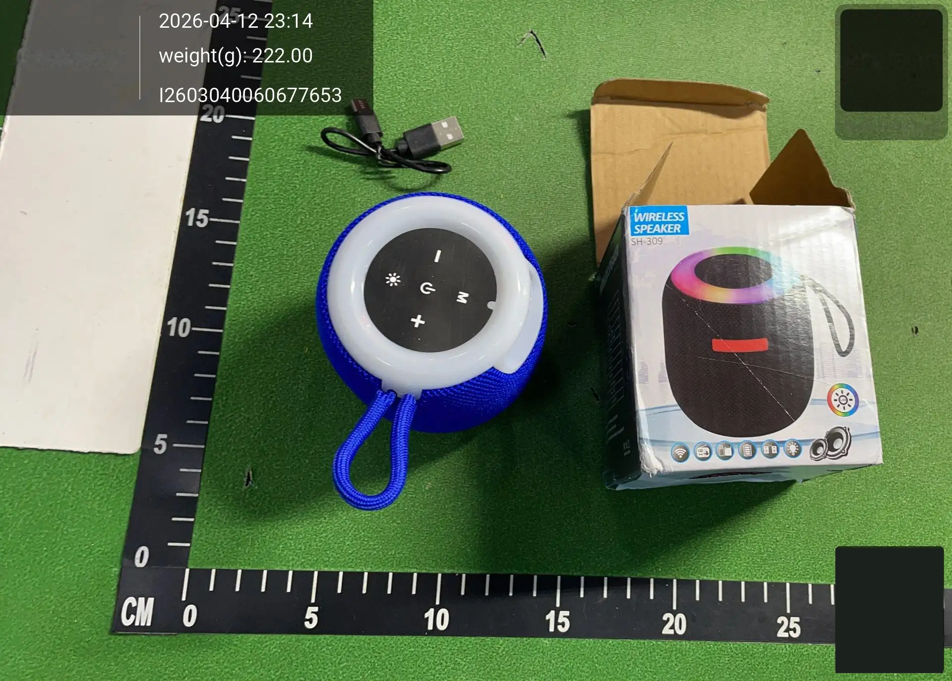 Mini Portable Light-Up Speaker - SH -5