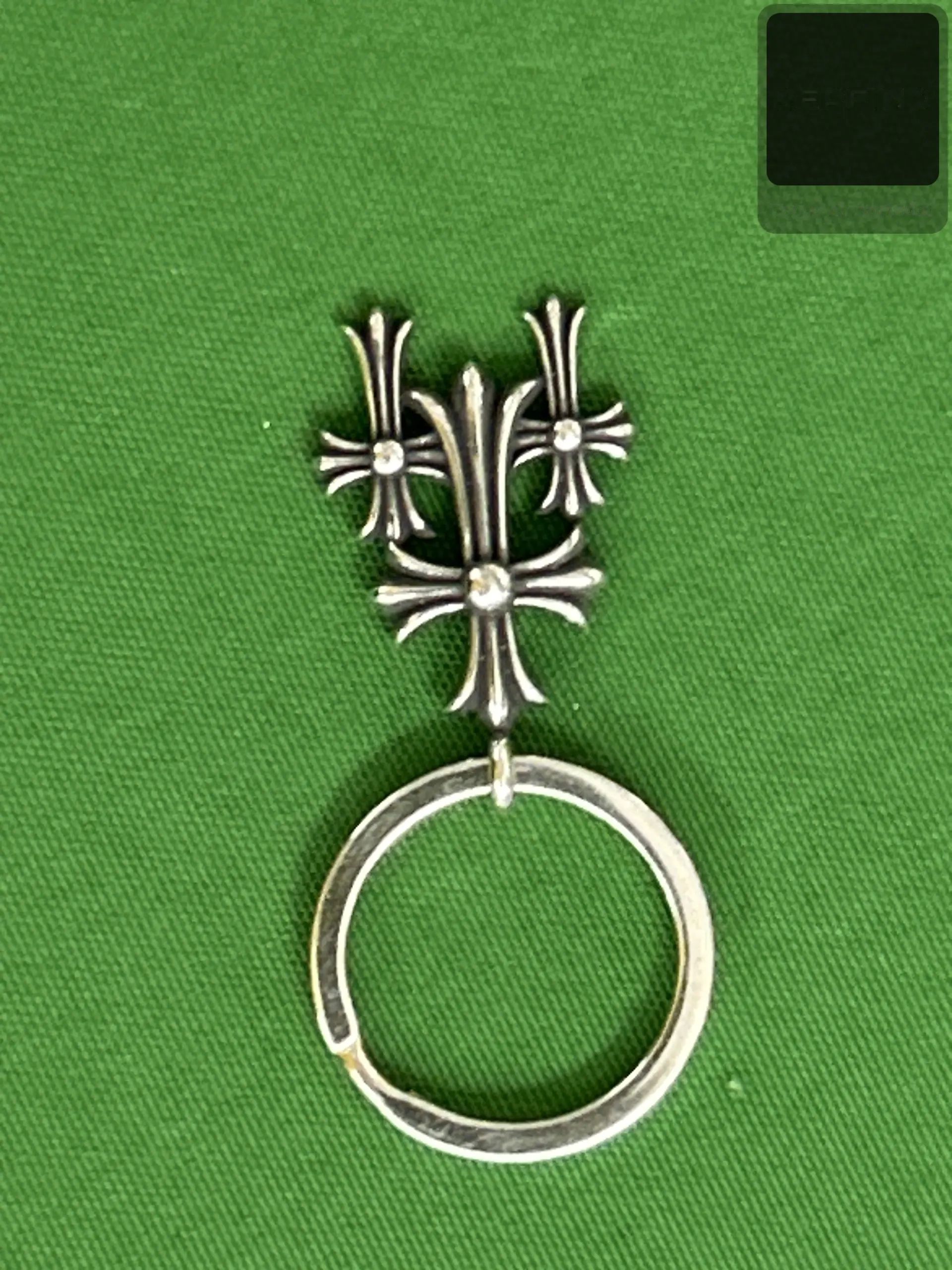 Cross Charm Keyring - 002 -4