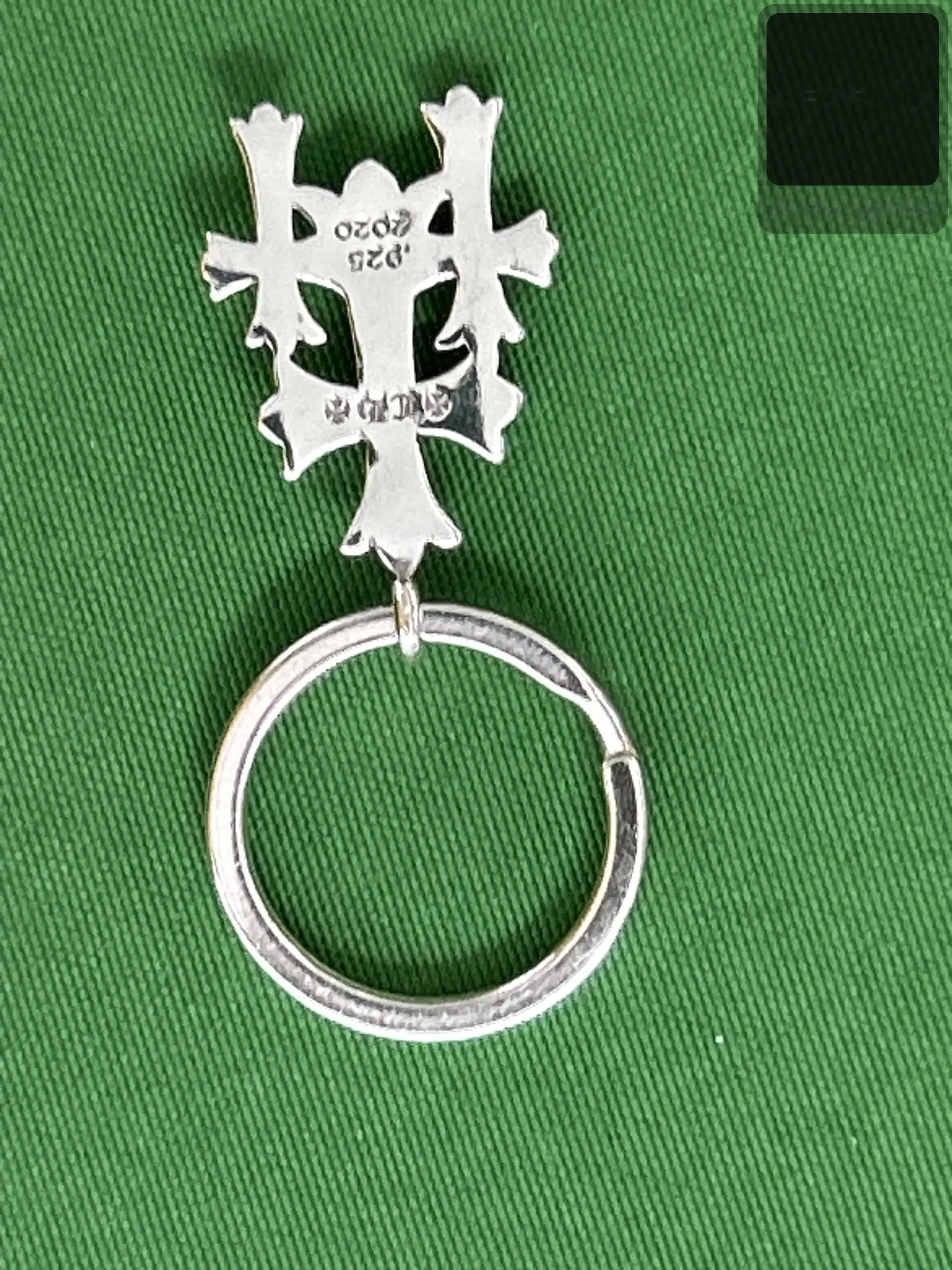 Cross Charm Keyring - 002 -5