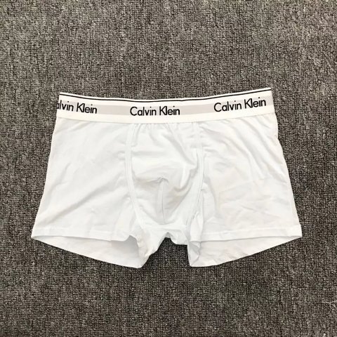 Solid Color Cotton Boxer Brief