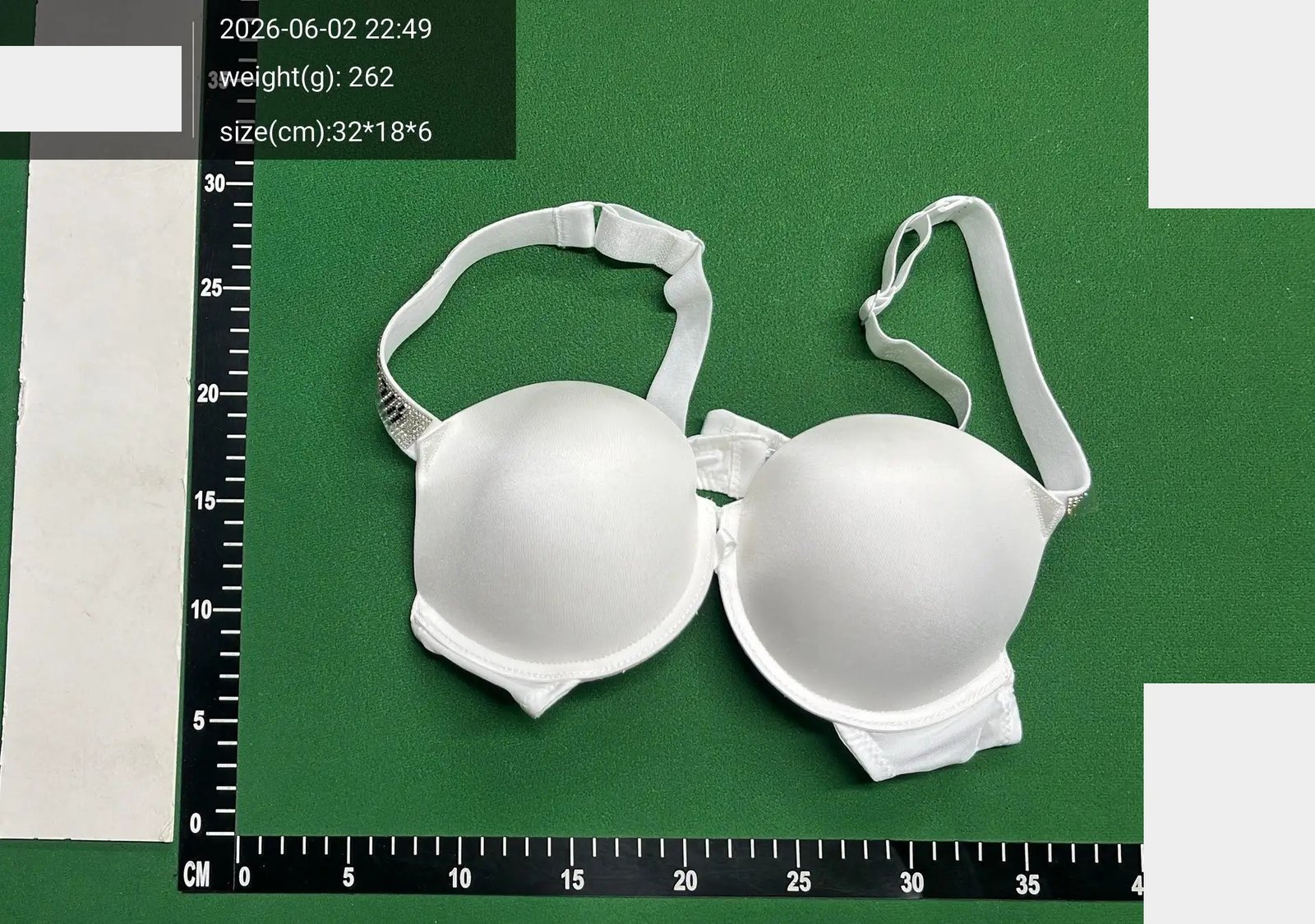 Rhinestone-Strap Bra and Brief Set -2