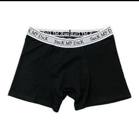 Slogan-Waistband Boxer Briefs