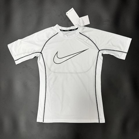 Contrast-Seam Athletic T-Shirt