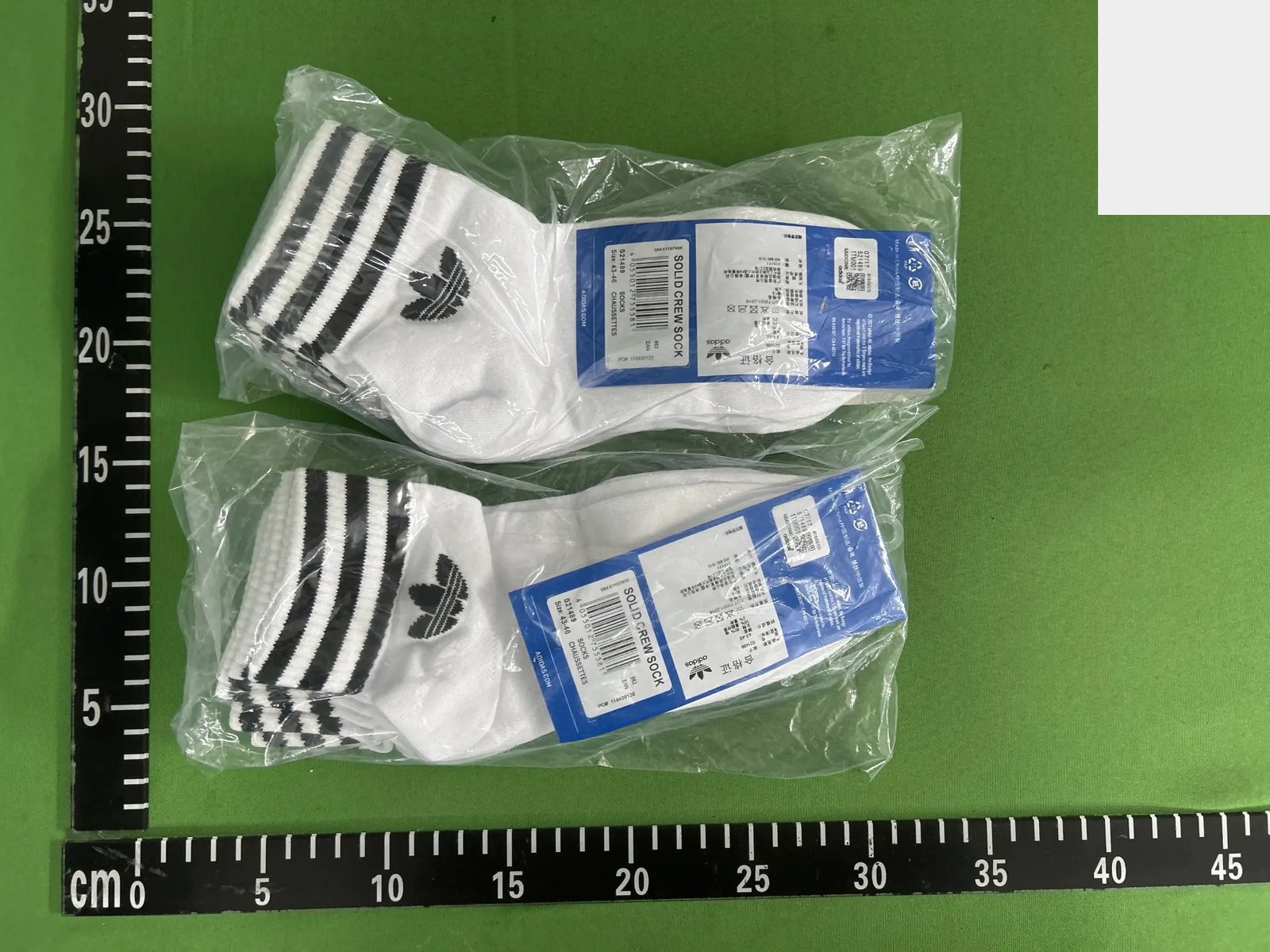 Three-Stripe Crew Socks -2