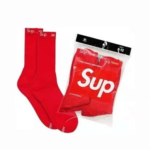 Lettered Crew Socks