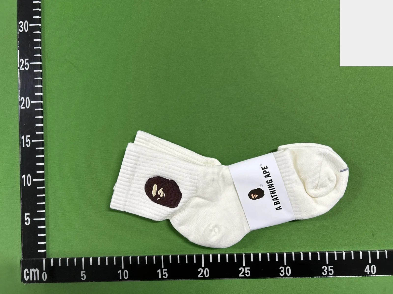 Ape-Graphic Ribbed Socks -3