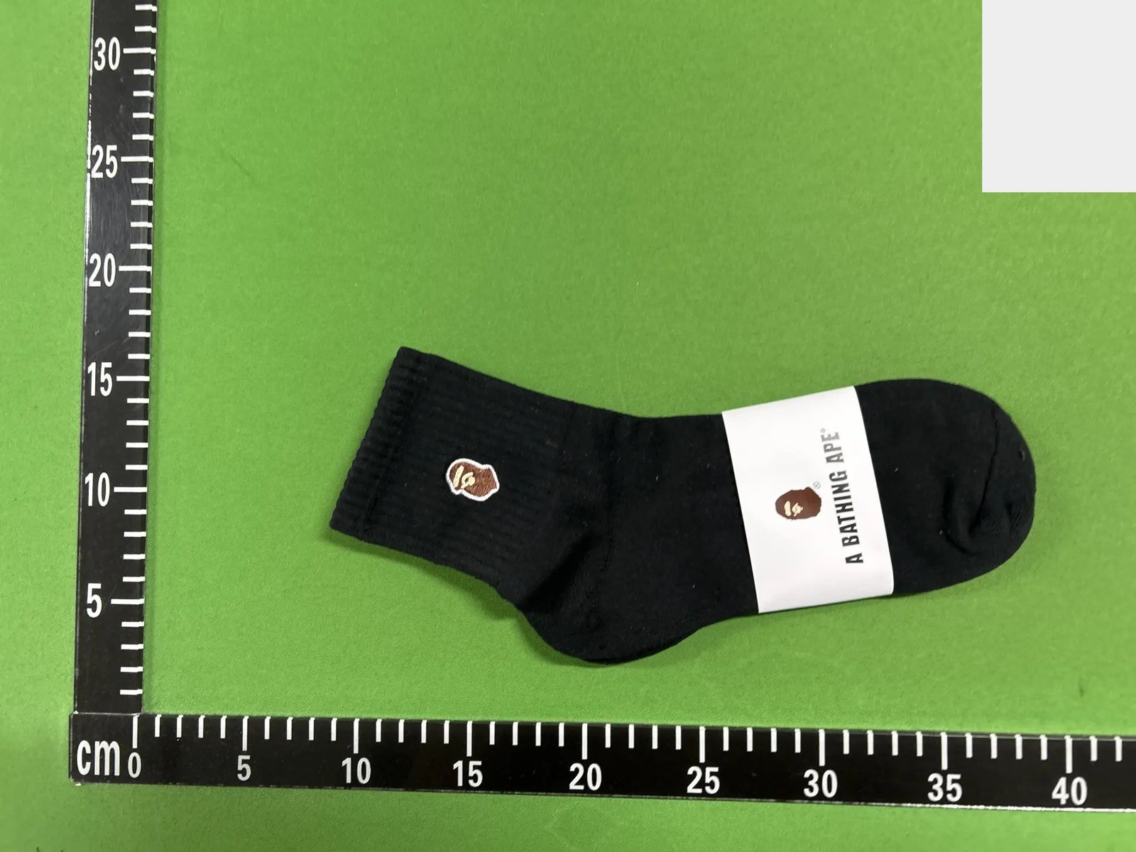 Ape-Graphic Ribbed Socks -4
