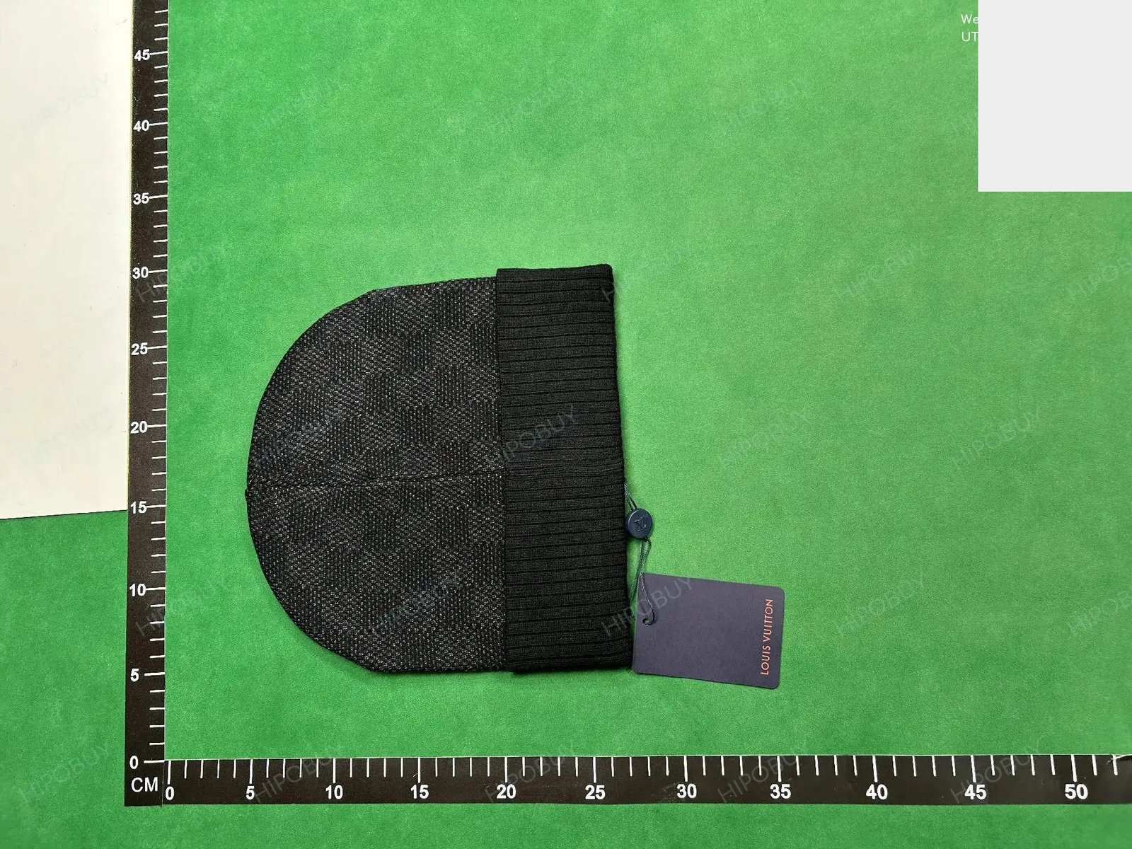 Checkerboard Cuff Beanie -4