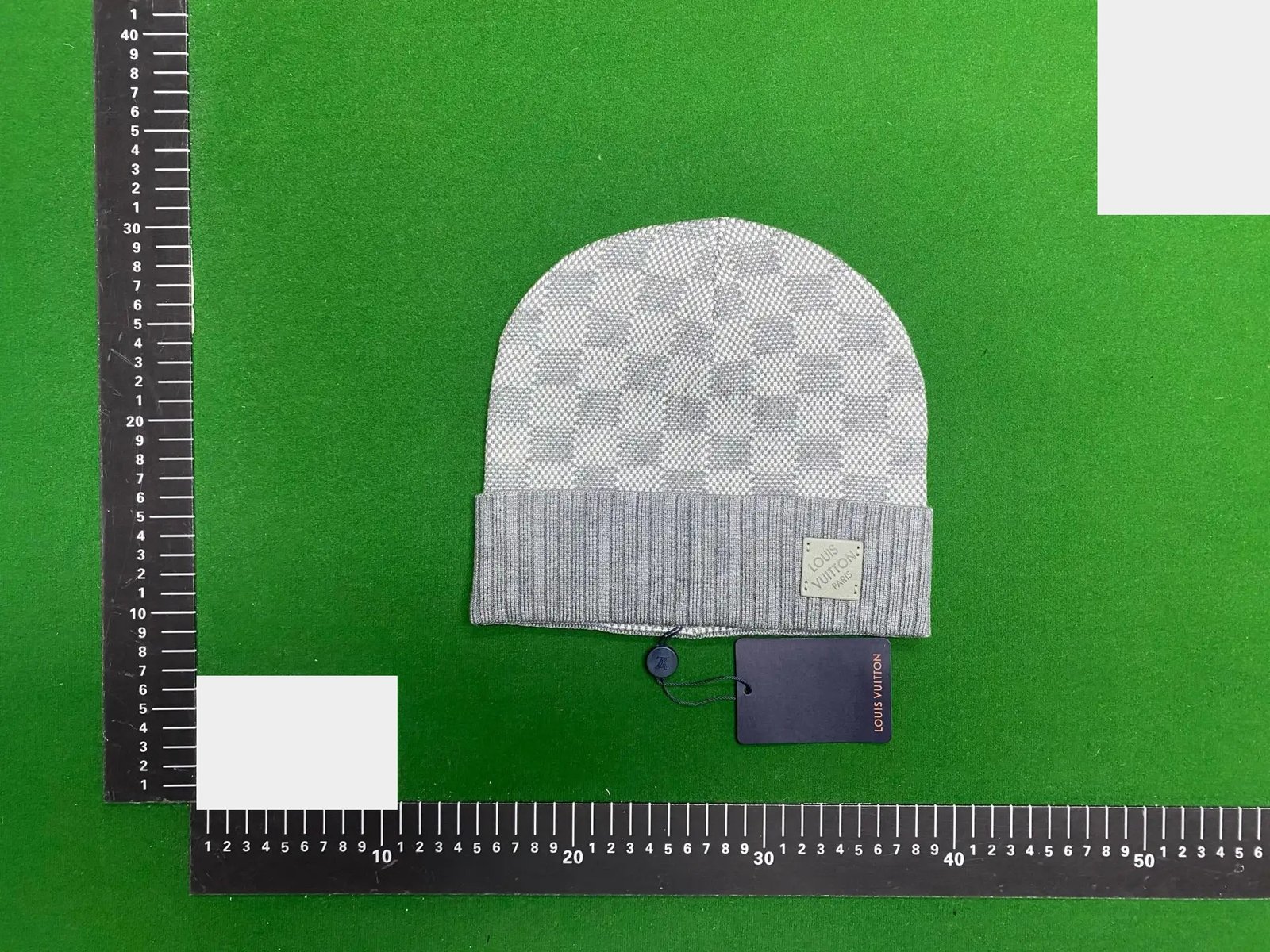 Checkerboard Cuff Beanie -6