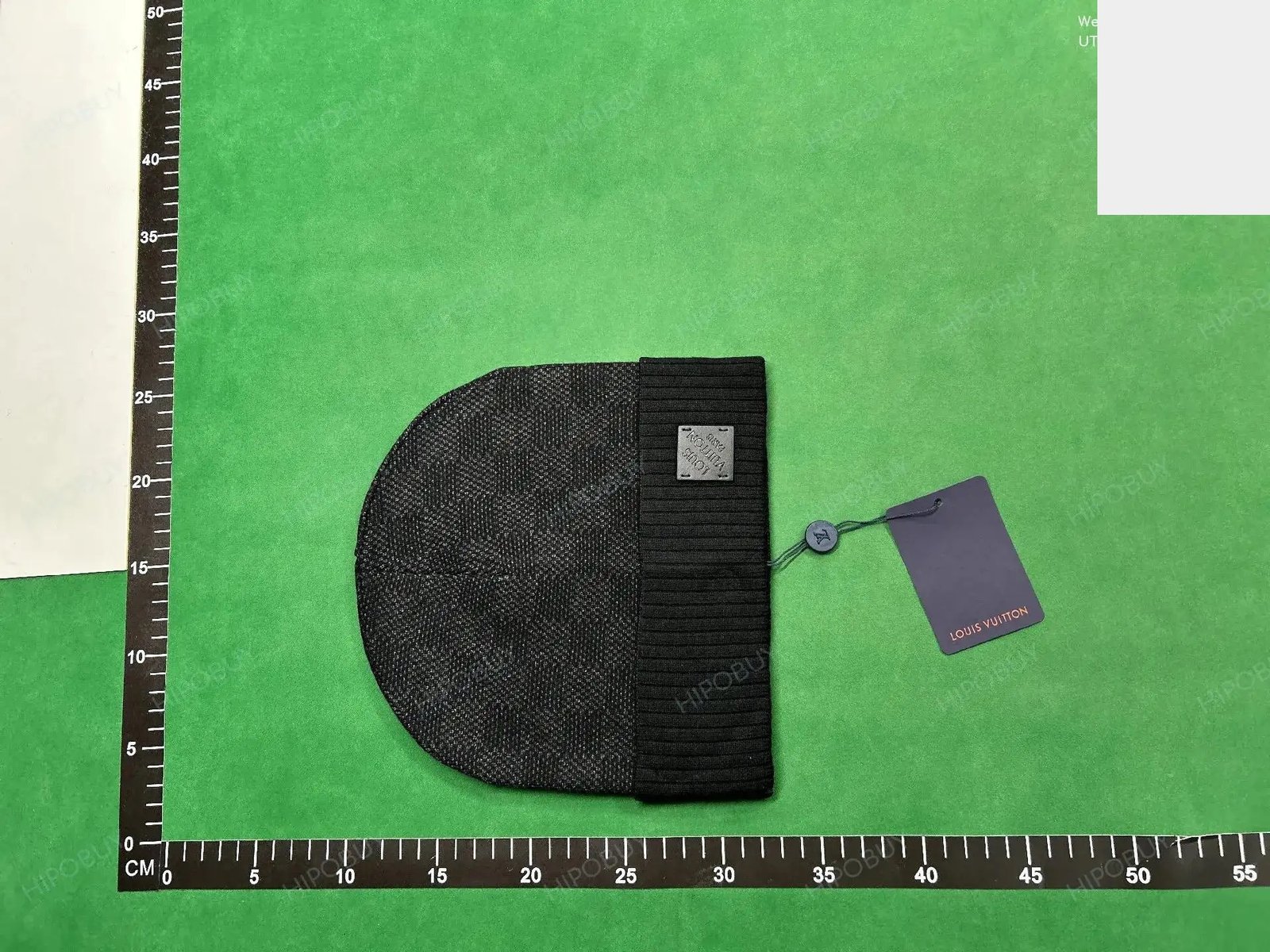 Checkerboard Cuff Beanie -5