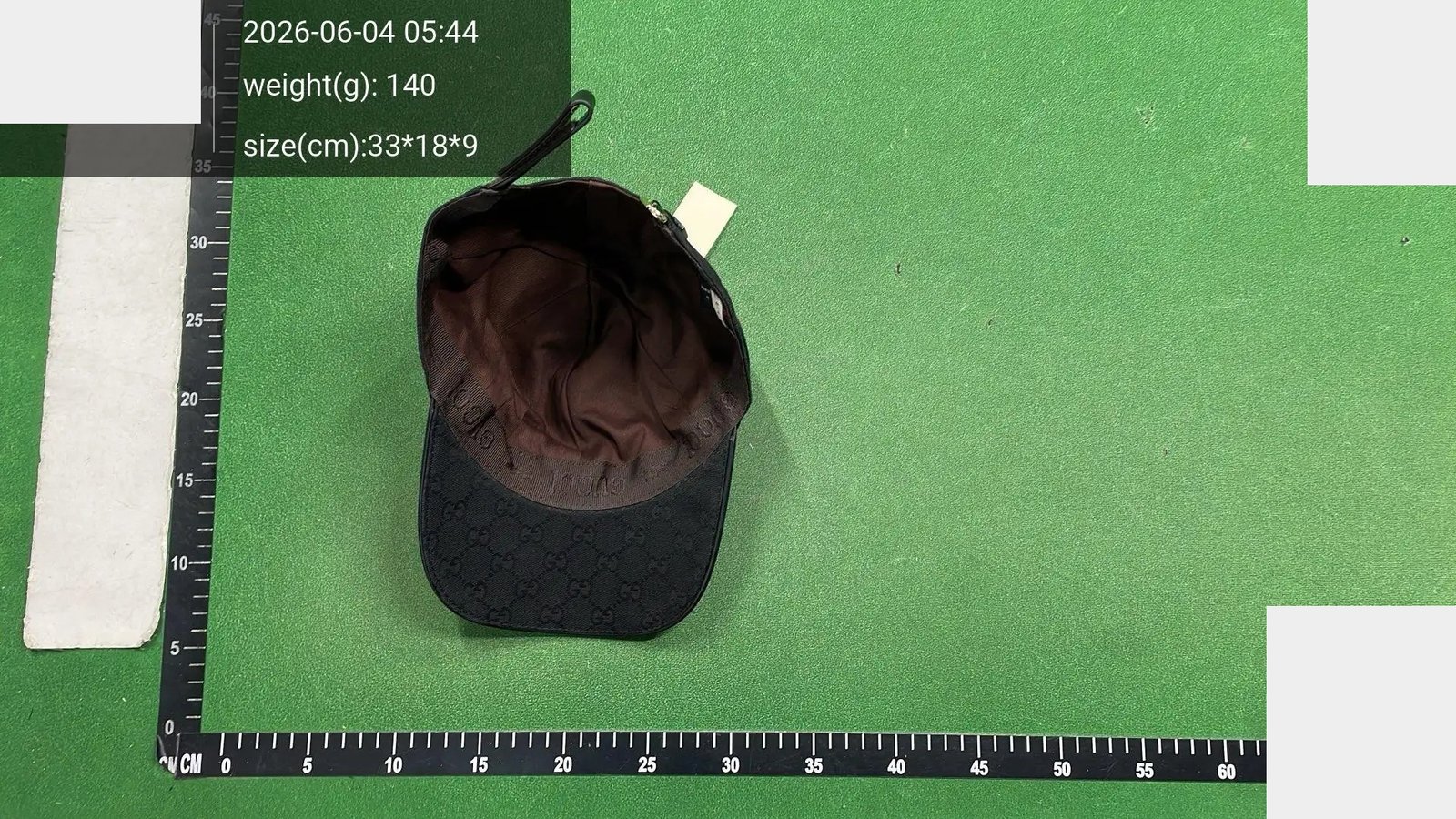 Stripe-Accent Monogram Baseball Cap -2