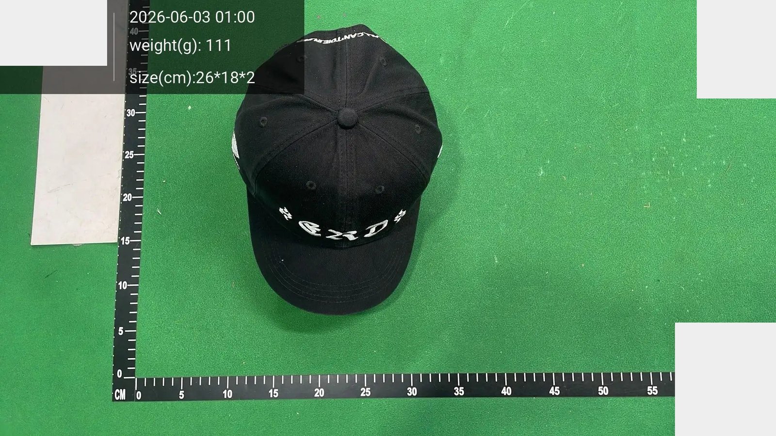 Lettered Embroidered Baseball Cap -2