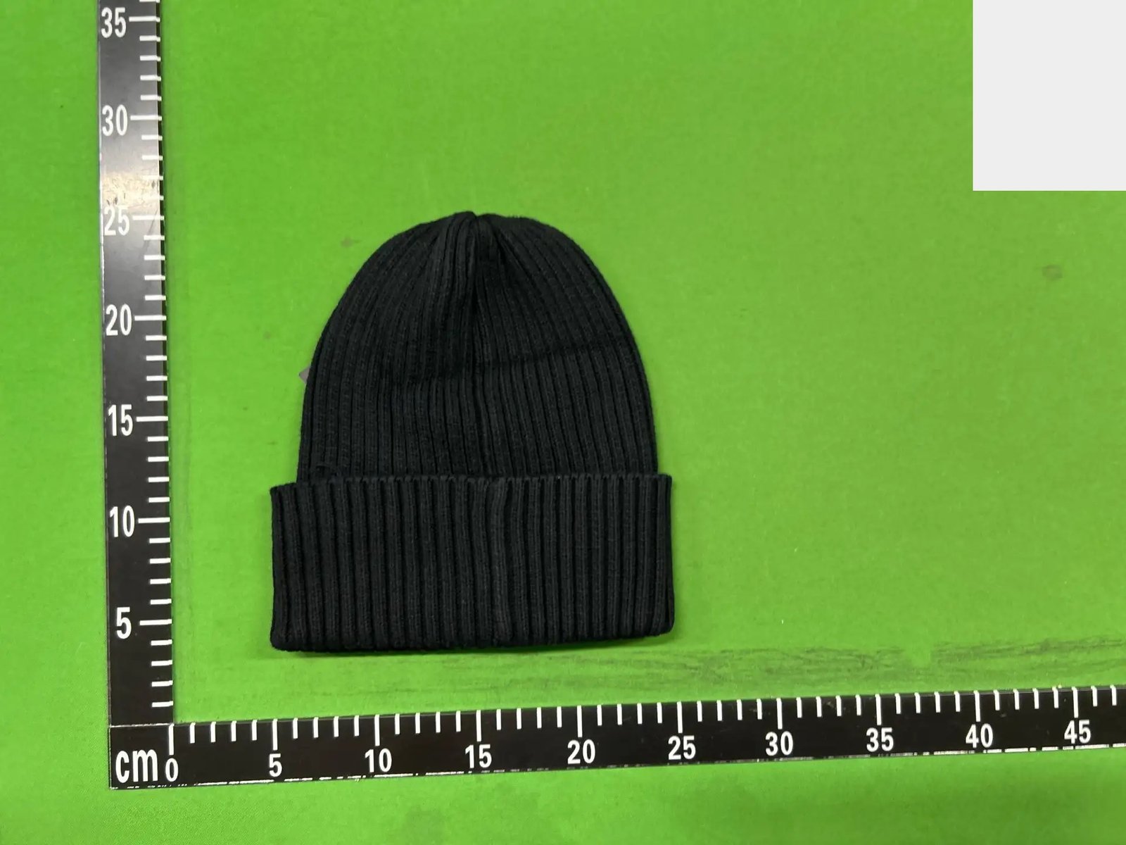 Compass Patch Ribbed Beanie -2