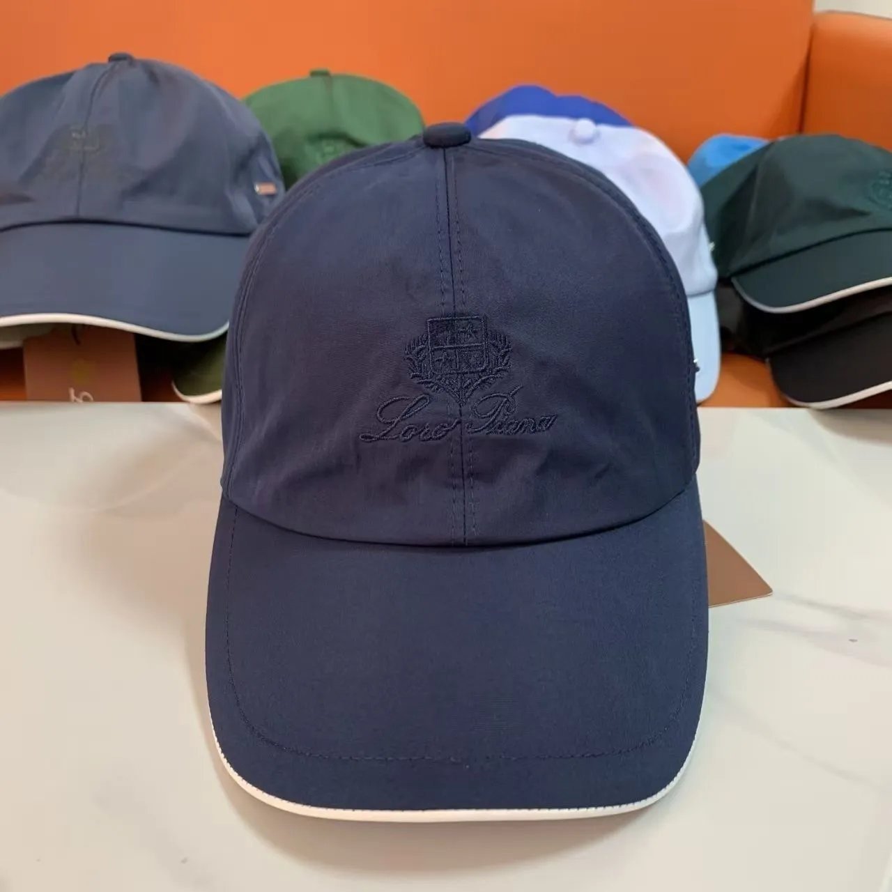 Crest Embroidered Baseball Cap