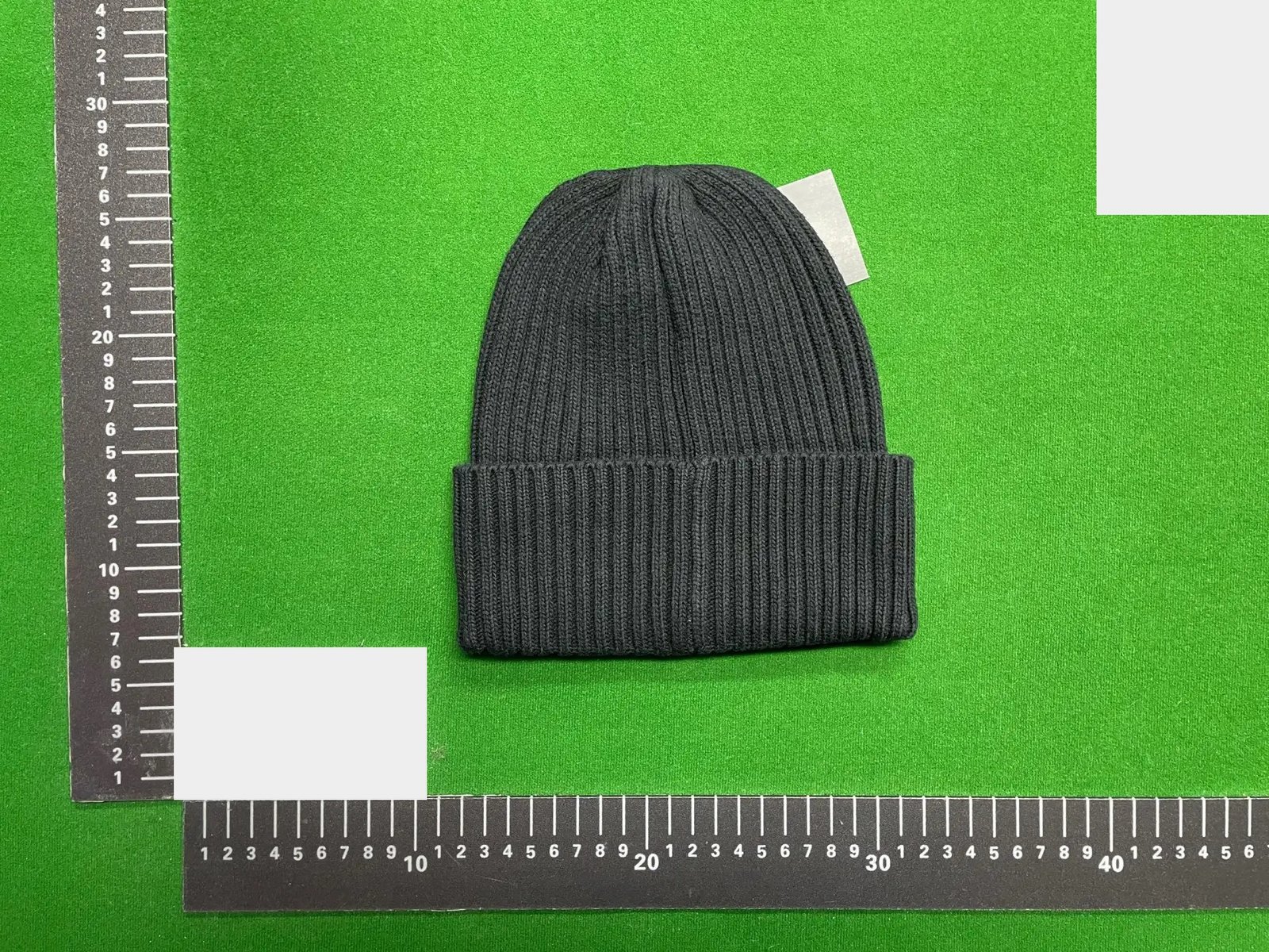 Compass Patch Ribbed Beanie -2