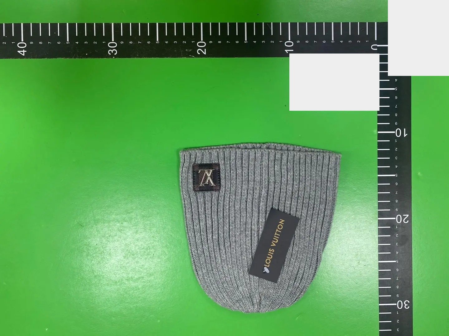 Ribbed Patch Beanie -4