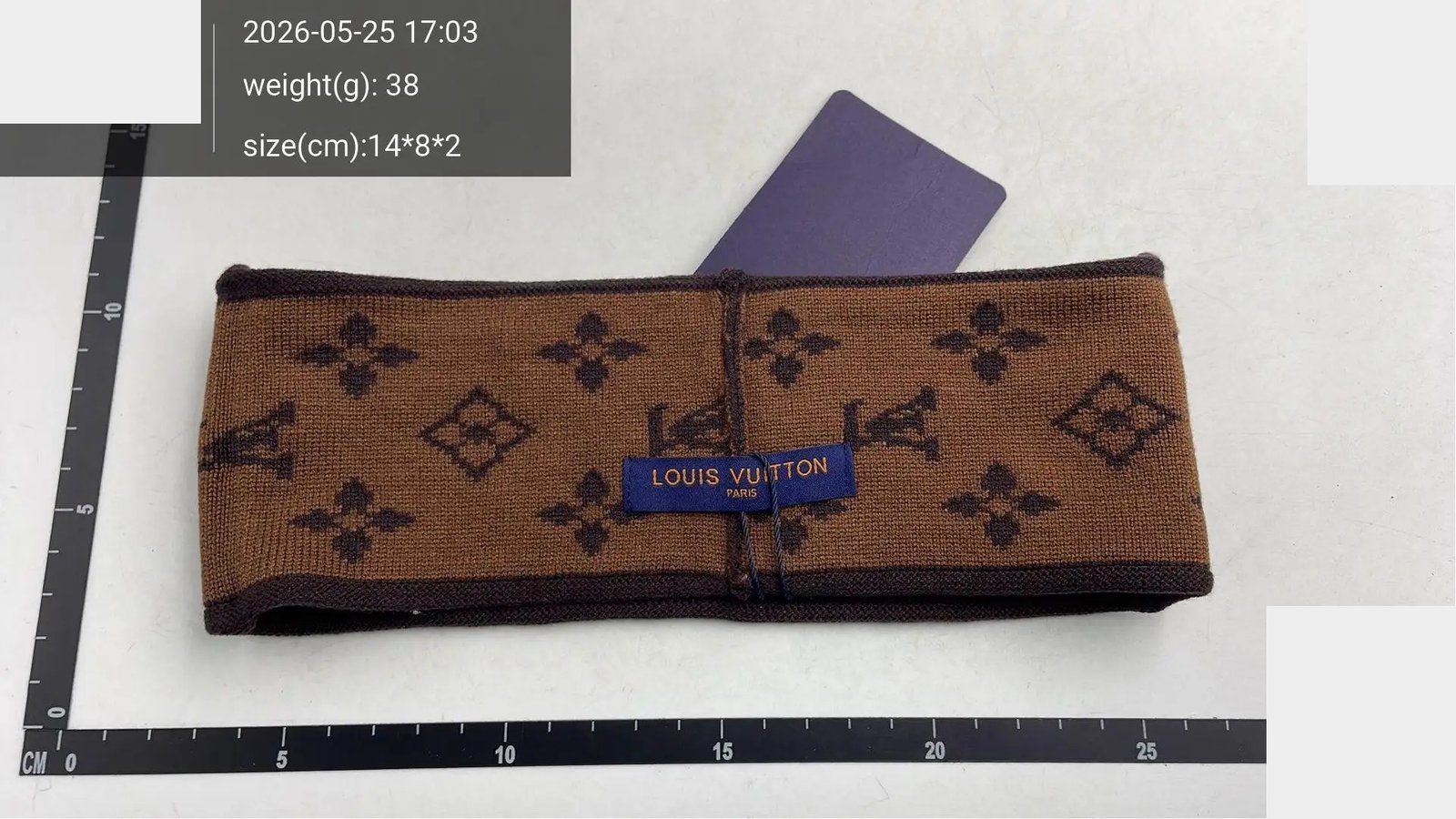 Monogram Knit Headband -4