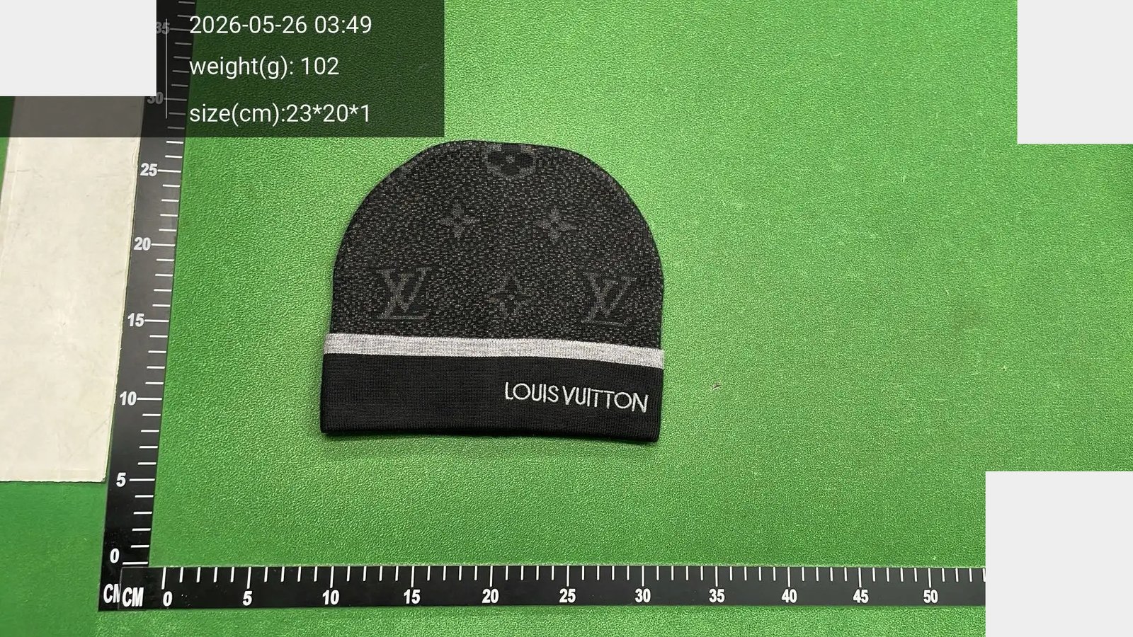 Checkerboard Knit Beanie -2