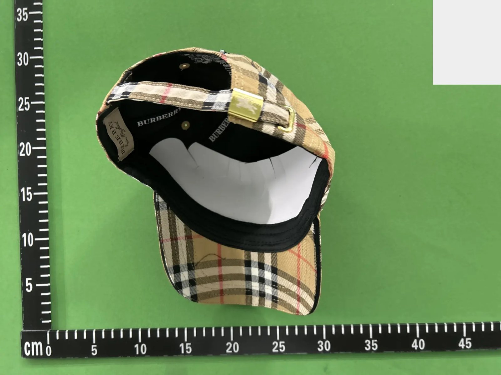 Plaid Embroidered Baseball Cap -2