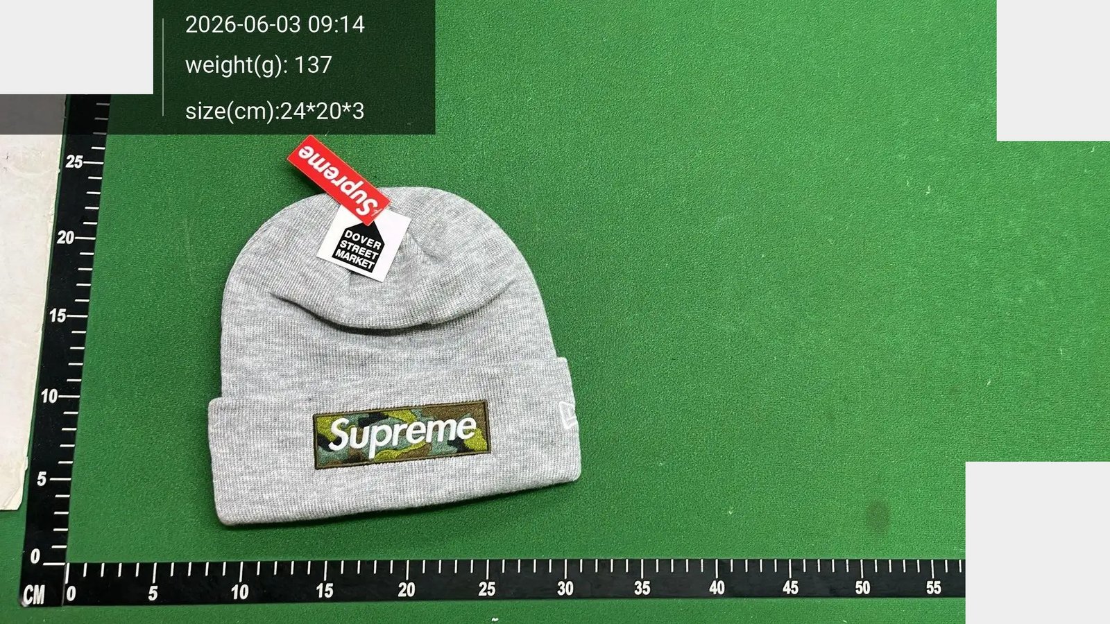 Box Logo Cuff Beanie -4