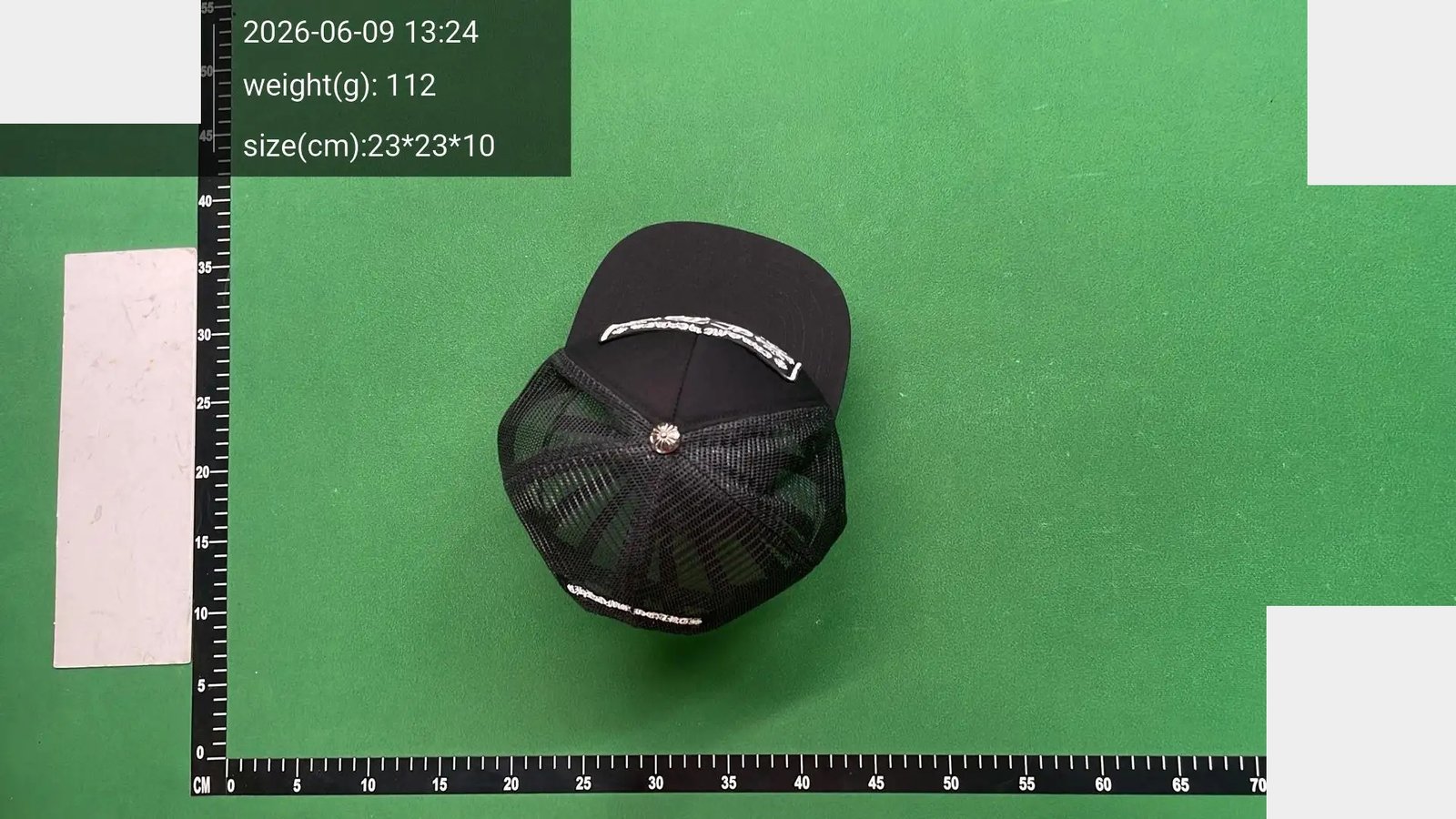 Lettered Flat-Brim Cap -3