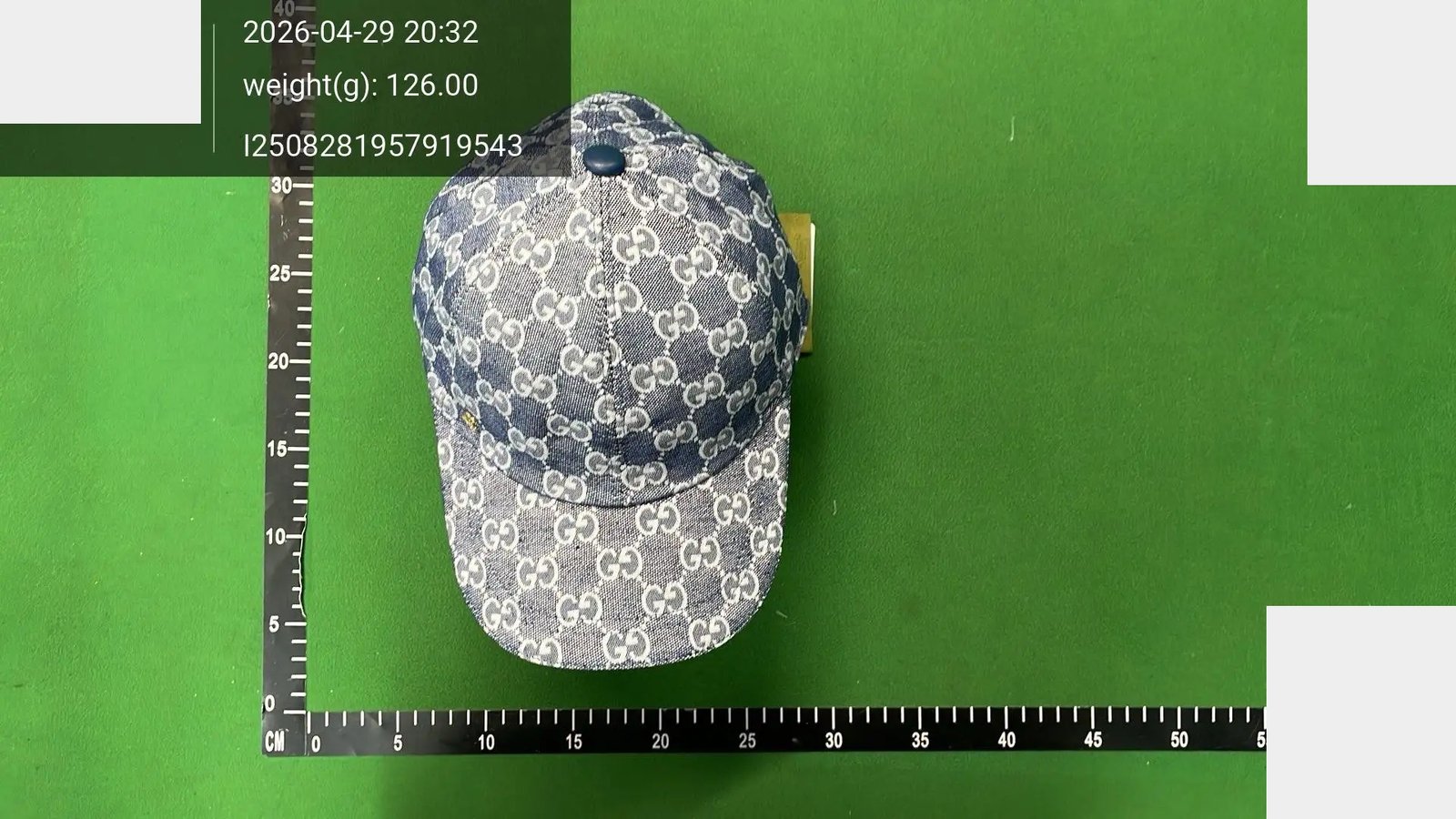 Embroidered Monogram Baseball Cap -4