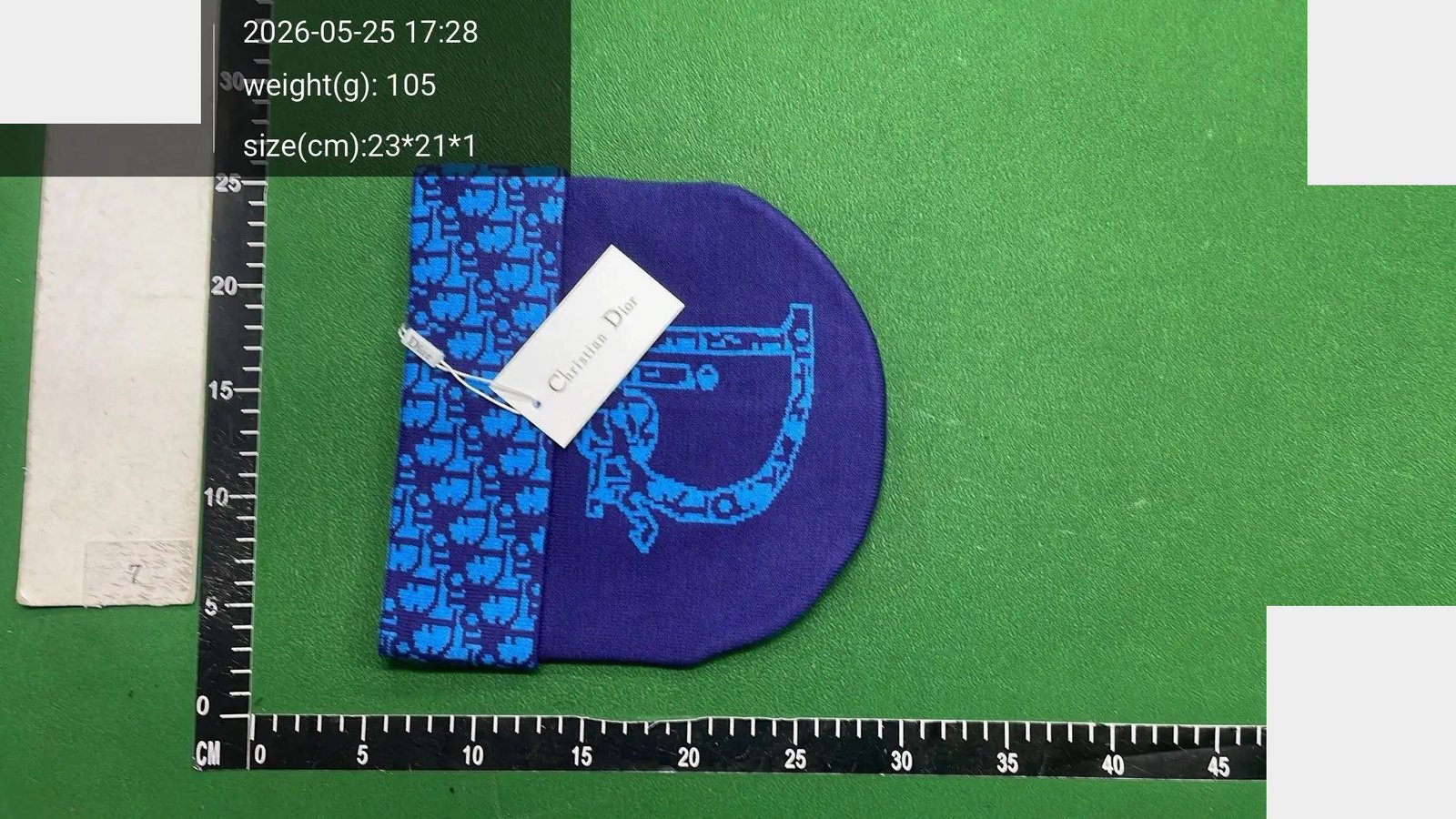 Patterned Cuff Beanie -2