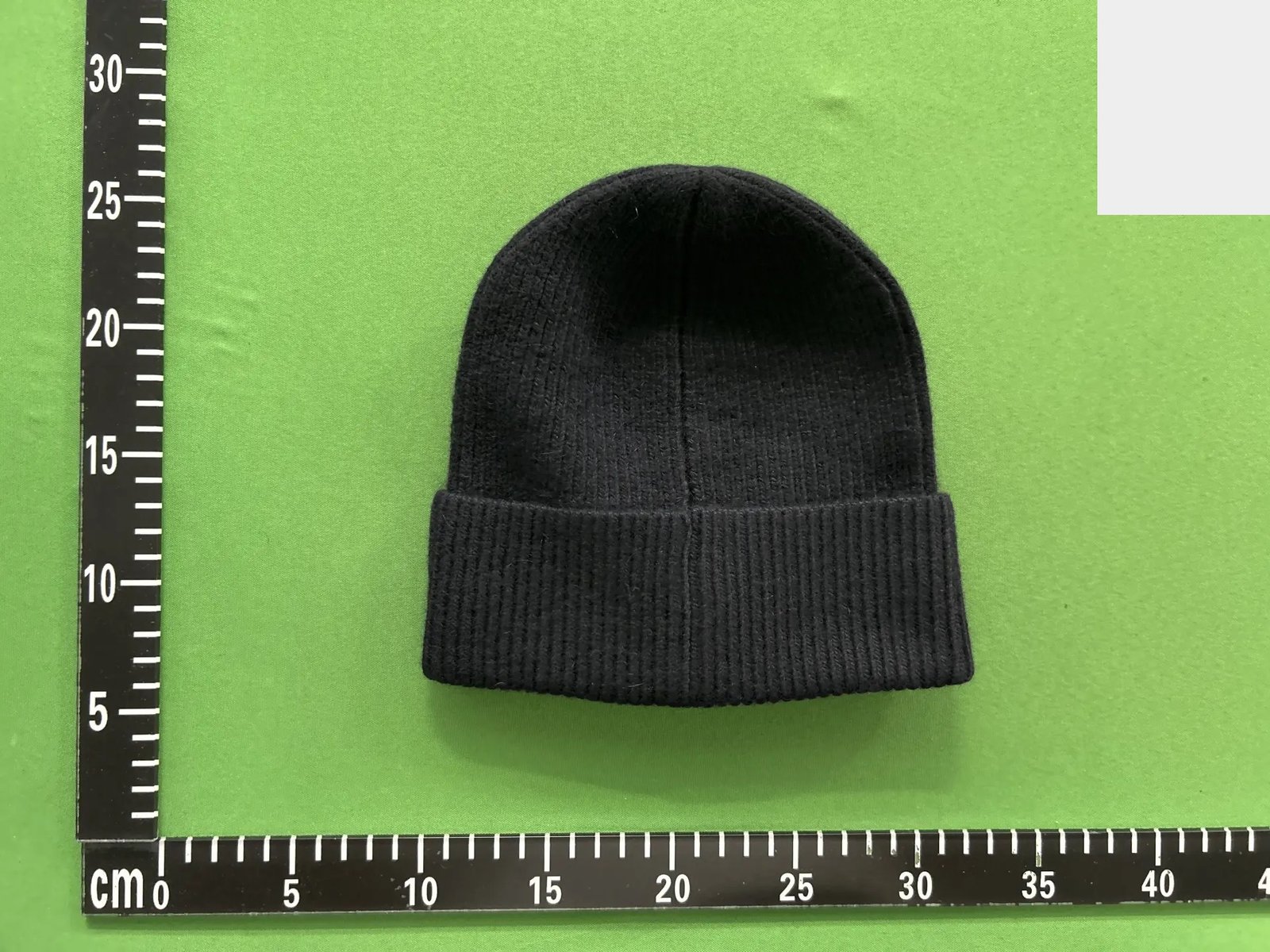 Triangle Patch Cuff Beanie -4