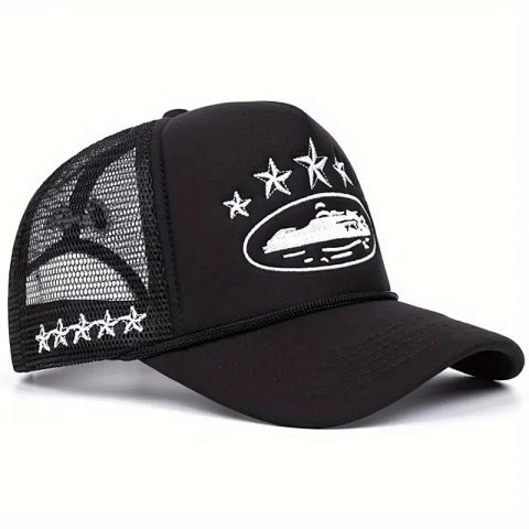 Star Embroidered Trucker Cap