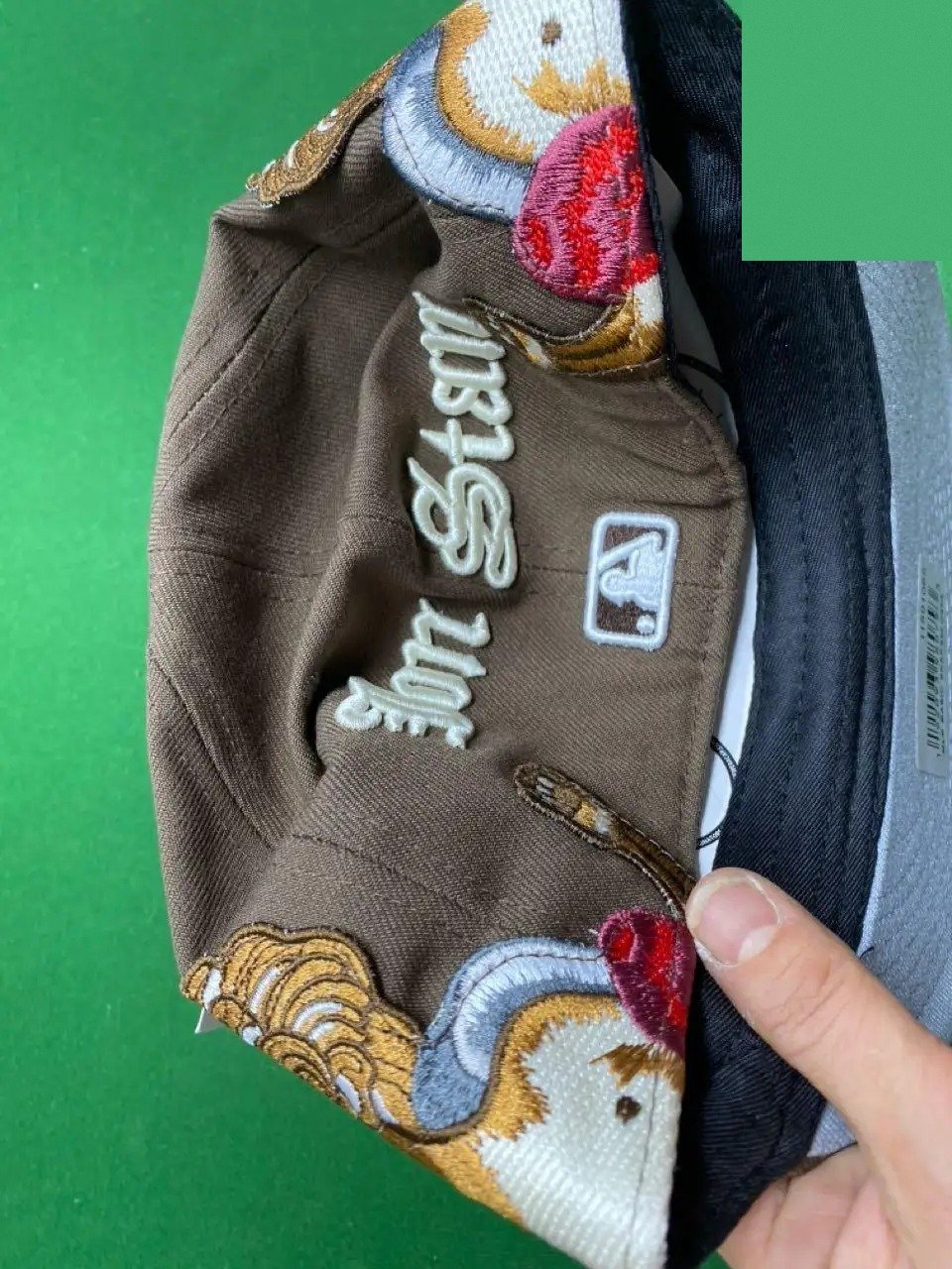 Cartoon Patch Flat-Brim Cap -3