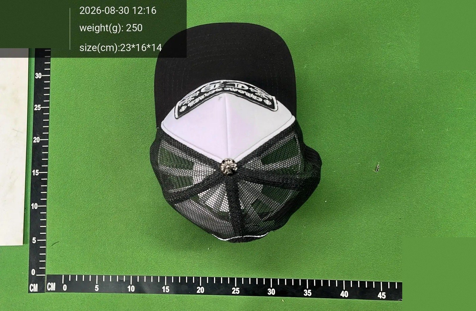 Cross Detail Mesh Trucker Cap -4