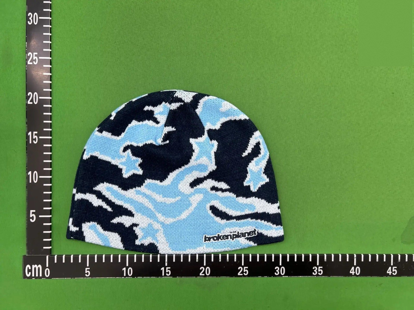 Flame Pattern Knit Beanie -4