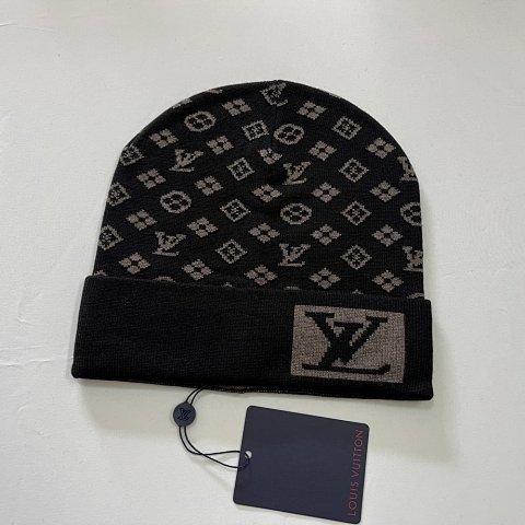 Monogram Knit Beanie