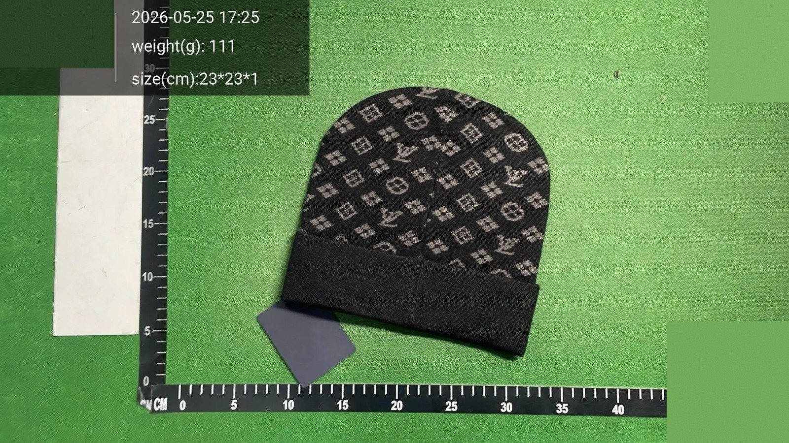 Monogram Knit Beanie -3