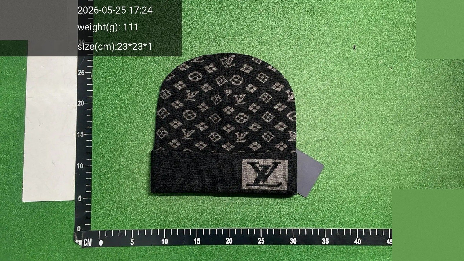 Monogram Knit Beanie -4