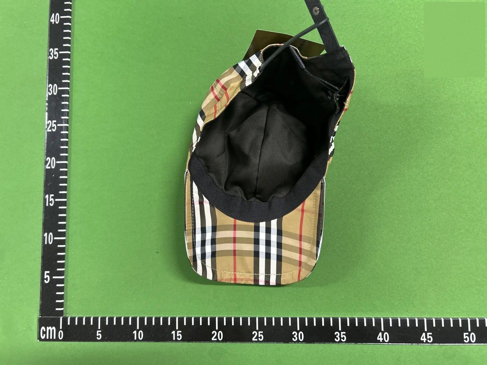 Check Pattern Baseball Cap -4