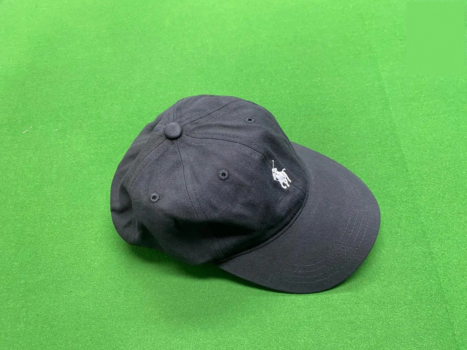 Polo Player Embroidered Baseball Cap -2