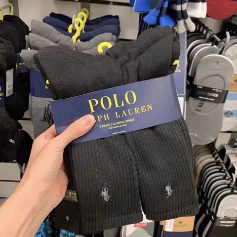 Polo Player Crew Socks